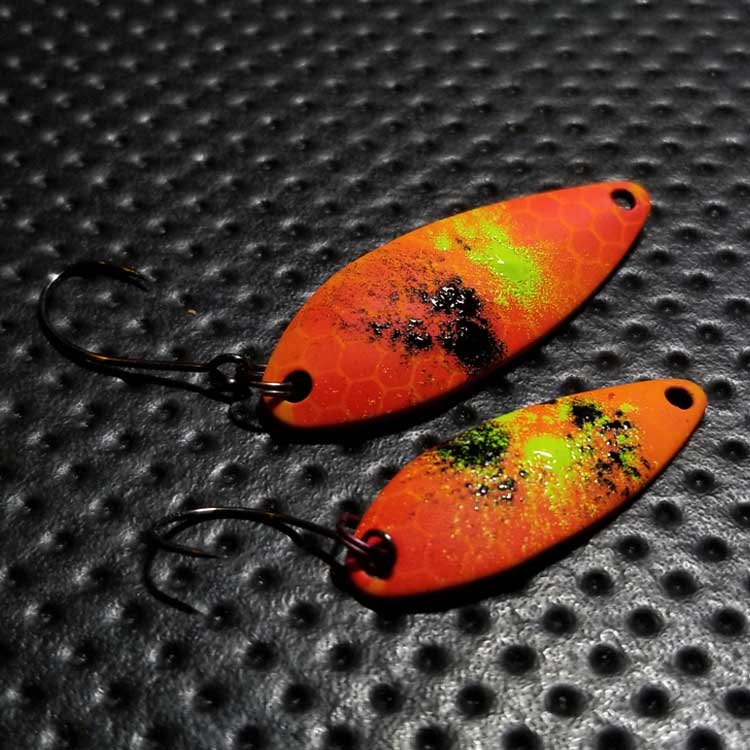 Three Eppinger Big Ed Brown Trout Fishing Spoon Lures 7/8 oz 5 3/4
